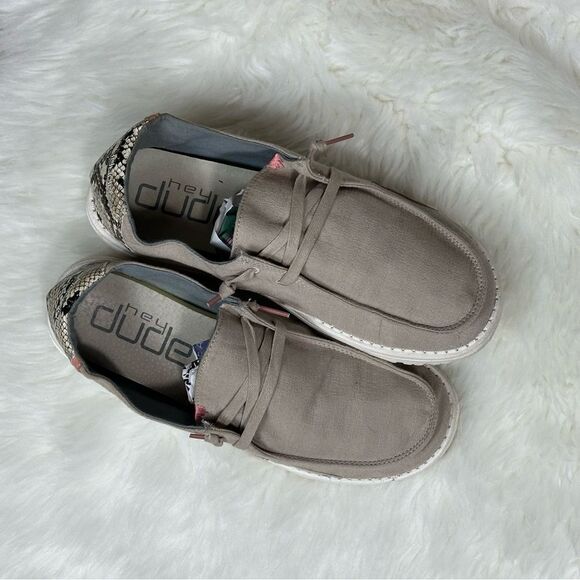 Hey Dude Light Brown Casual Loafers - Picture 6 of 10
